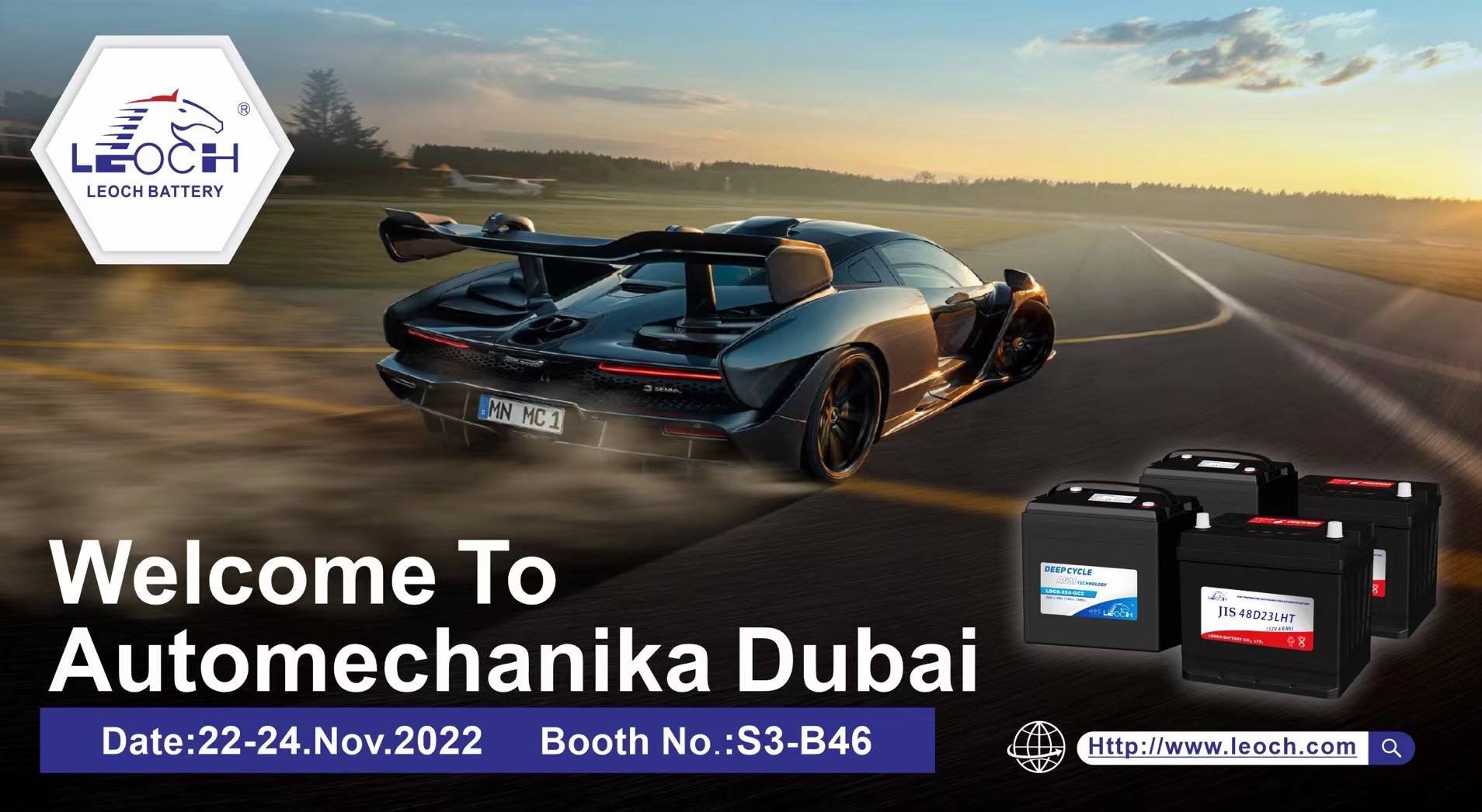 Leoch Exhibits in Automechanika Dubai 2022