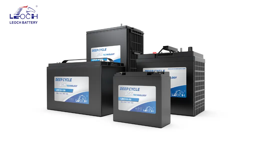 Part of LEOCH lead-acid motive battery LDC series